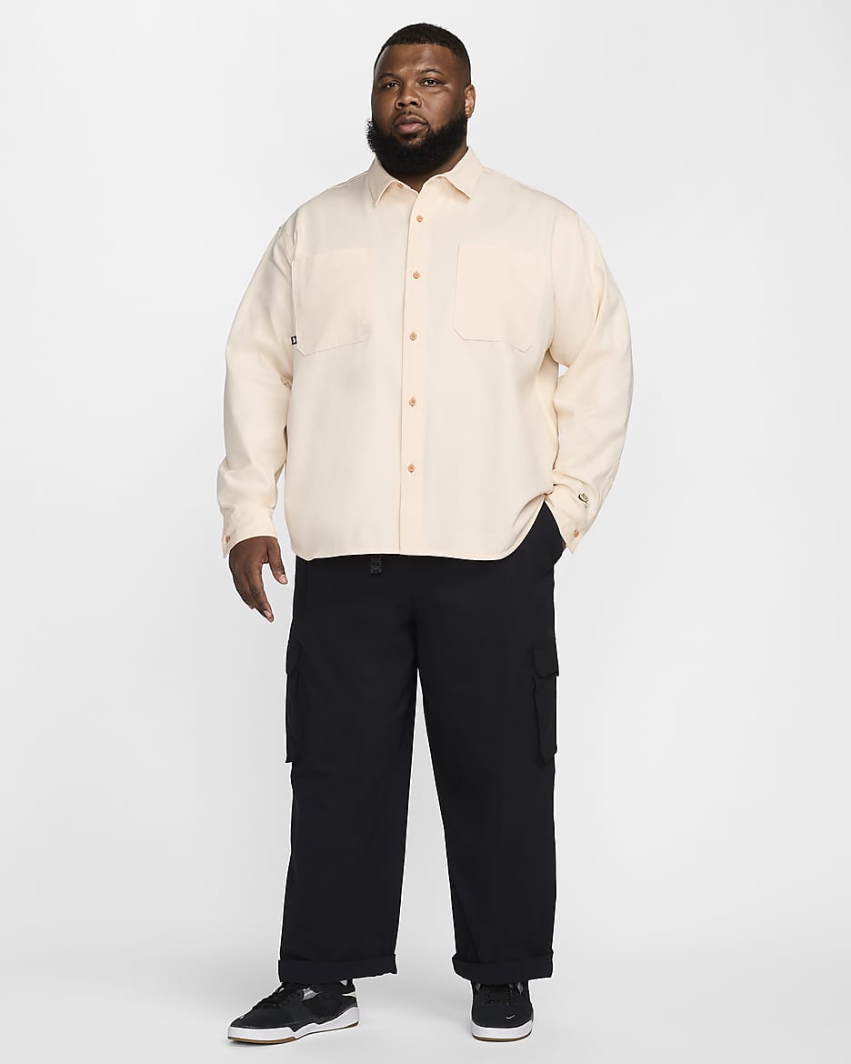 Nike sb collared shirt online